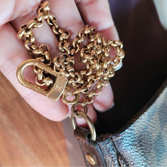 🔥FAVORITE PM Damier Ebene🔥 Auth Louis Vuitton Pochette Favorite Crossbody Bag - Picture 10 of 17